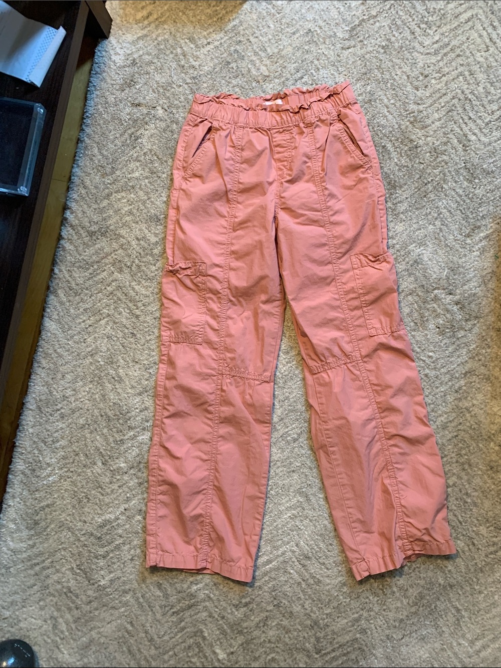 Light Pink Cargo Jogger Pants